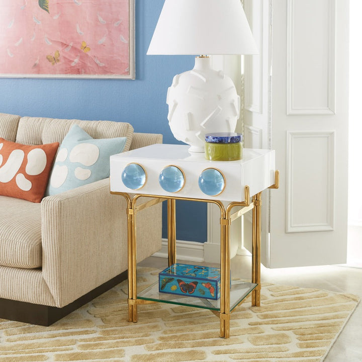 Jonathan Adler Globo Side Table – Blue