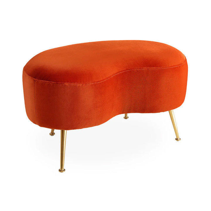 Jonathan Adler Kidney Ottoman – Varese Persimmon