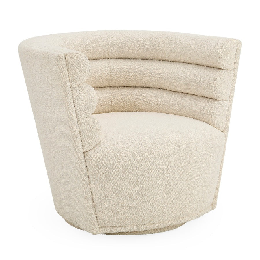 Jonathan Adler Maxime Swivel Club Chair – Olympus Oatmeal