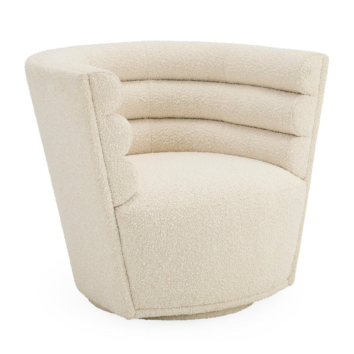 Jonathan Adler Maxime Swivel Club Chair – Olympus Oatmeal