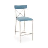 Jonathan Adler Rider Counter Stool – Rialto Sky Velvet