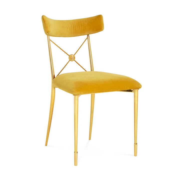 Jonathan Adler Rider Dining Chair – Rialto Gold Velvet