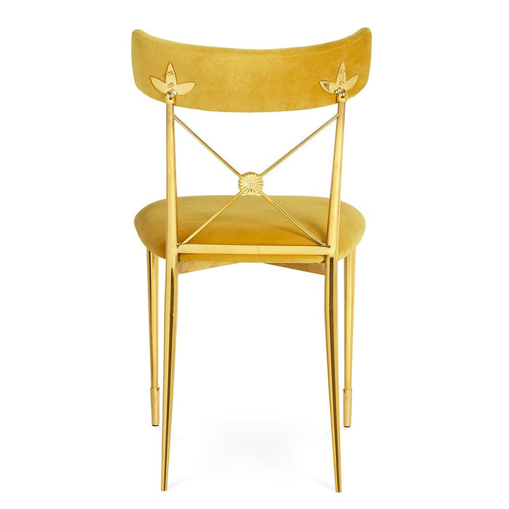 Jonathan Adler Rider Dining Chair – Rialto Gold Velvet