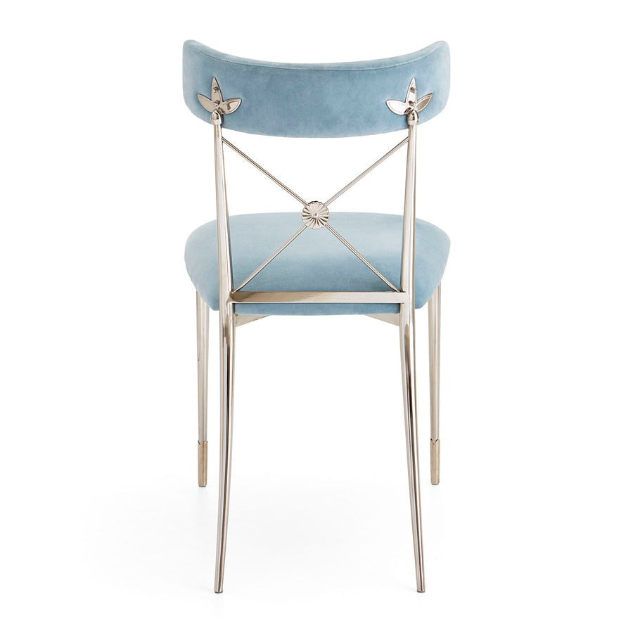 Jonathan Adler Rider Dining Chair – Rialto Sky Velvet