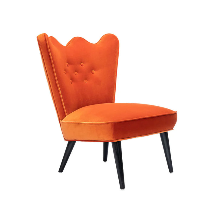 Jonathan Adler Ripple Slipper Chair – Verona Tangerine