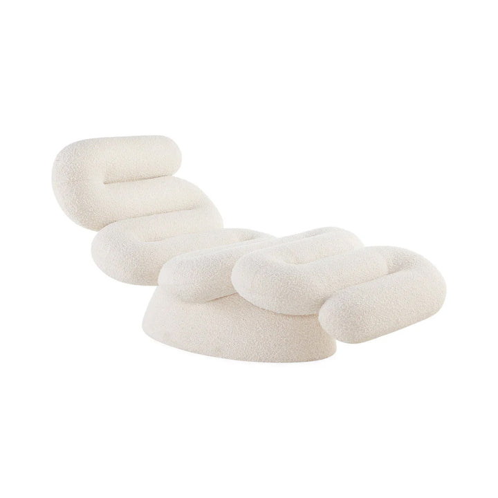 Jonathan Adler Serpentine Chaise – Olympus Oatmeal Bouclé