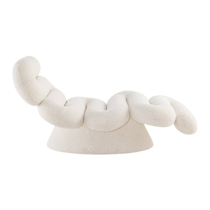 Jonathan Adler Serpentine Chaise – Olympus Oatmeal Bouclé