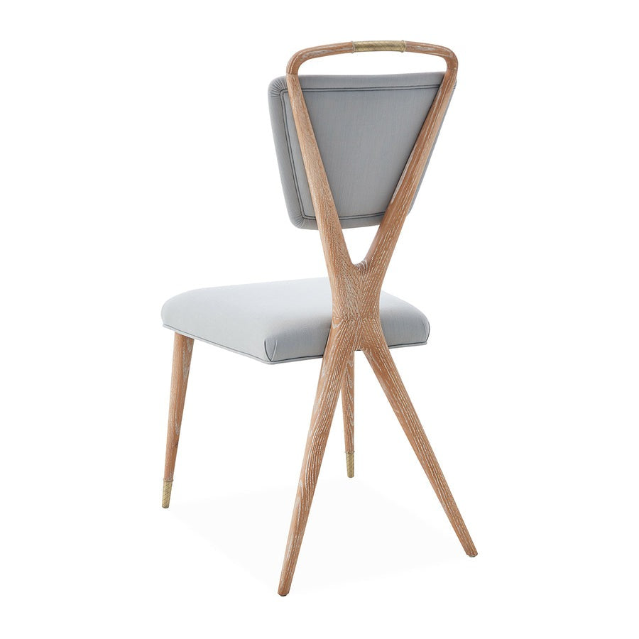 Jonathan Adler Torino X-Back Dining Chair – Tussah Sky