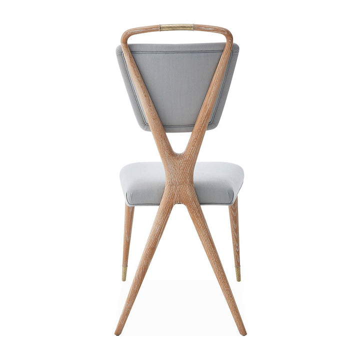 Jonathan Adler Torino X-Back Dining Chair – Tussah Sky