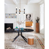 Jonathan Adler Trocadero Dining Table – Ebonised Oak