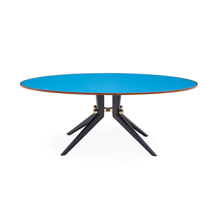 Jonathan Adler Trocadero Dining Table – Turquoise Glass