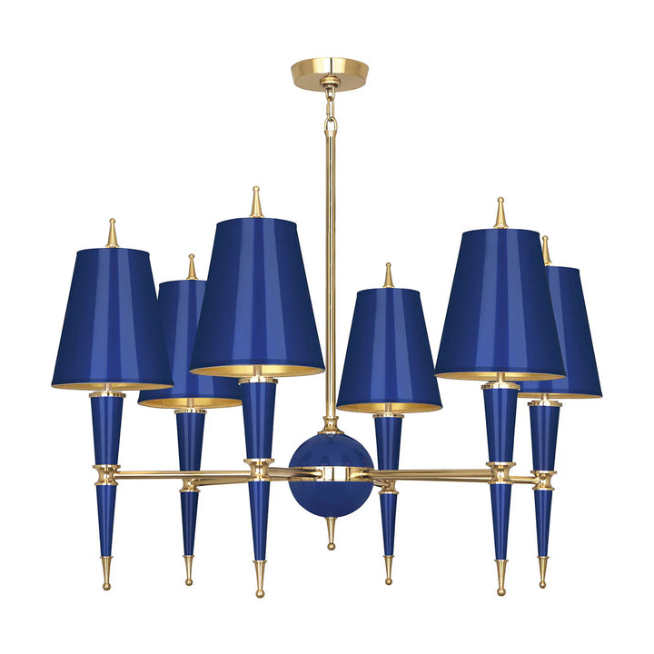 Jonathan Adler Versailles Chandelier – Blue