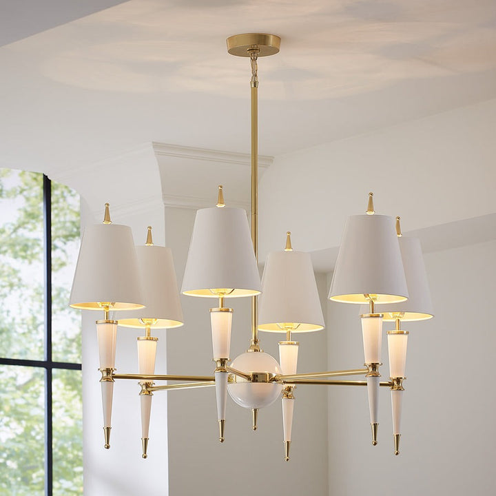 Jonathan Adler Versailles Chandelier – White