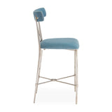 Jonathan Adler Rider Counter Stool – Rialto Sky Velvet