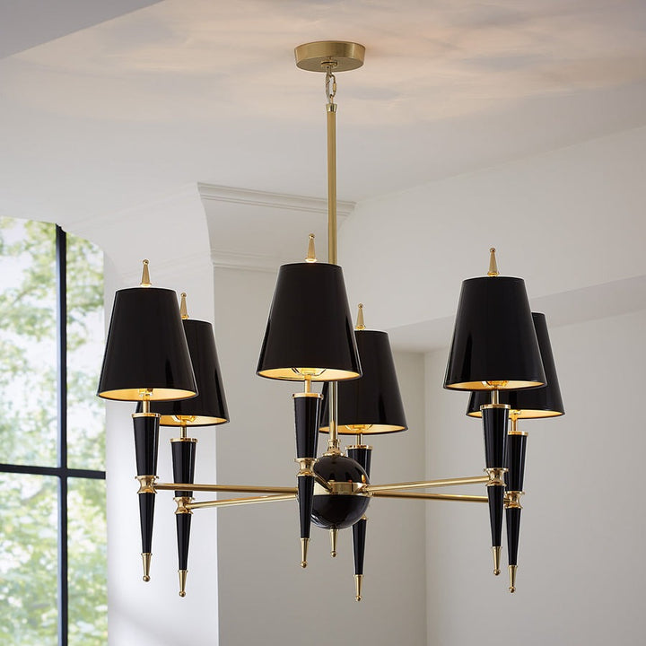 Jonathan Adler Versailles Chandelier – Black