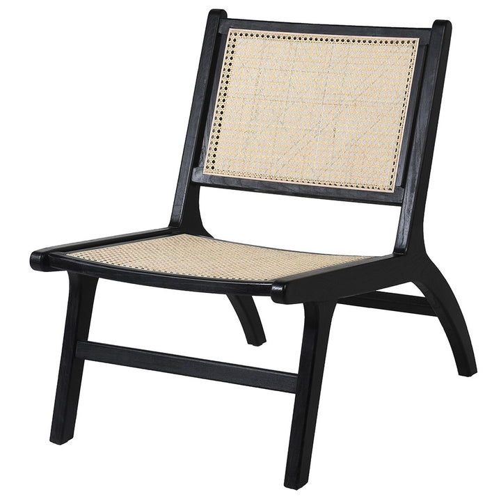 Julian Chair with Black Elm and Rattan