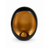 Richmond Interiors Reen Candle Holder in Black and Gold – Small – Open Box Return