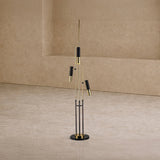 Liang & Eimil Trevecca Floor Lamp with Gloss Black Finish Metal
