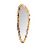Kalle Mirror with Purple Breccia Marble Frame