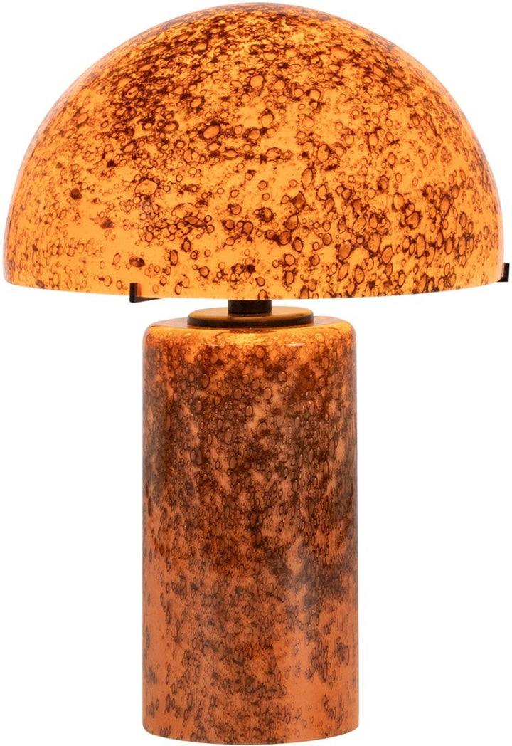 Kassiani Table Lamp – Salmon Volcanic Glass