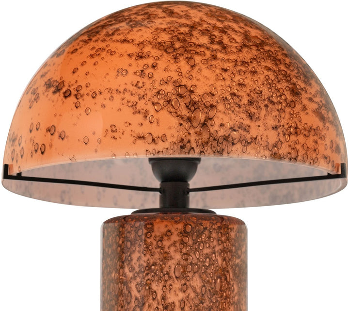 Kassiani Table Lamp – Salmon Volcanic Glass