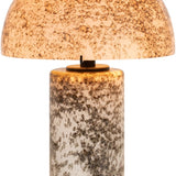 Kassiani Table Lamp – White Volcanic Glass