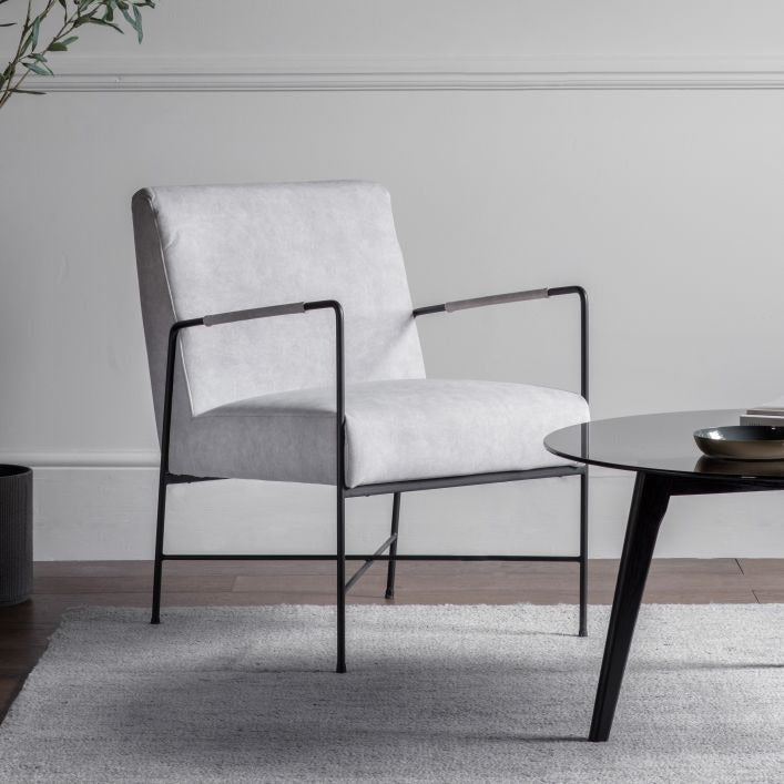 Kayce Armchair – White