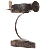 Keiichi Aircraft Form Sculpture – Dark