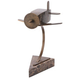 Keiichi Aircraft Form Sculpture – Dark