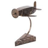Keiichi Aircraft Form Sculpture – Dark