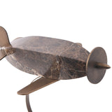 Keiichi Aircraft Form Sculpture – Dark