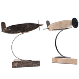 Keiichi Aircraft Form Sculpture – Dark