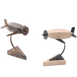 Keiichi Aircraft Form Sculpture – Dark