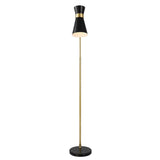 Keiichi Ambrose Floor Lamp – Black and Gold