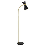 Keiichi Ambrose Floor Lamp – Black and Gold