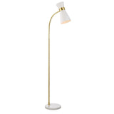 Keiichi Ambrose Floor Lamp – White and Gold