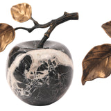 Keiichi Apple Ornament  – Bulgari Black Marble