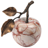 Keiichi Apple Ornament  – Bulgari Red Marble
