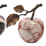 Keiichi Apple Ornament  – Bulgari Red Marble