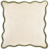 Keiichi Caliza Woven Cushion – Moss