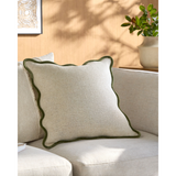 Keiichi Caliza Woven Cushion – Moss