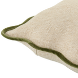 Keiichi Caliza Woven Cushion – Moss