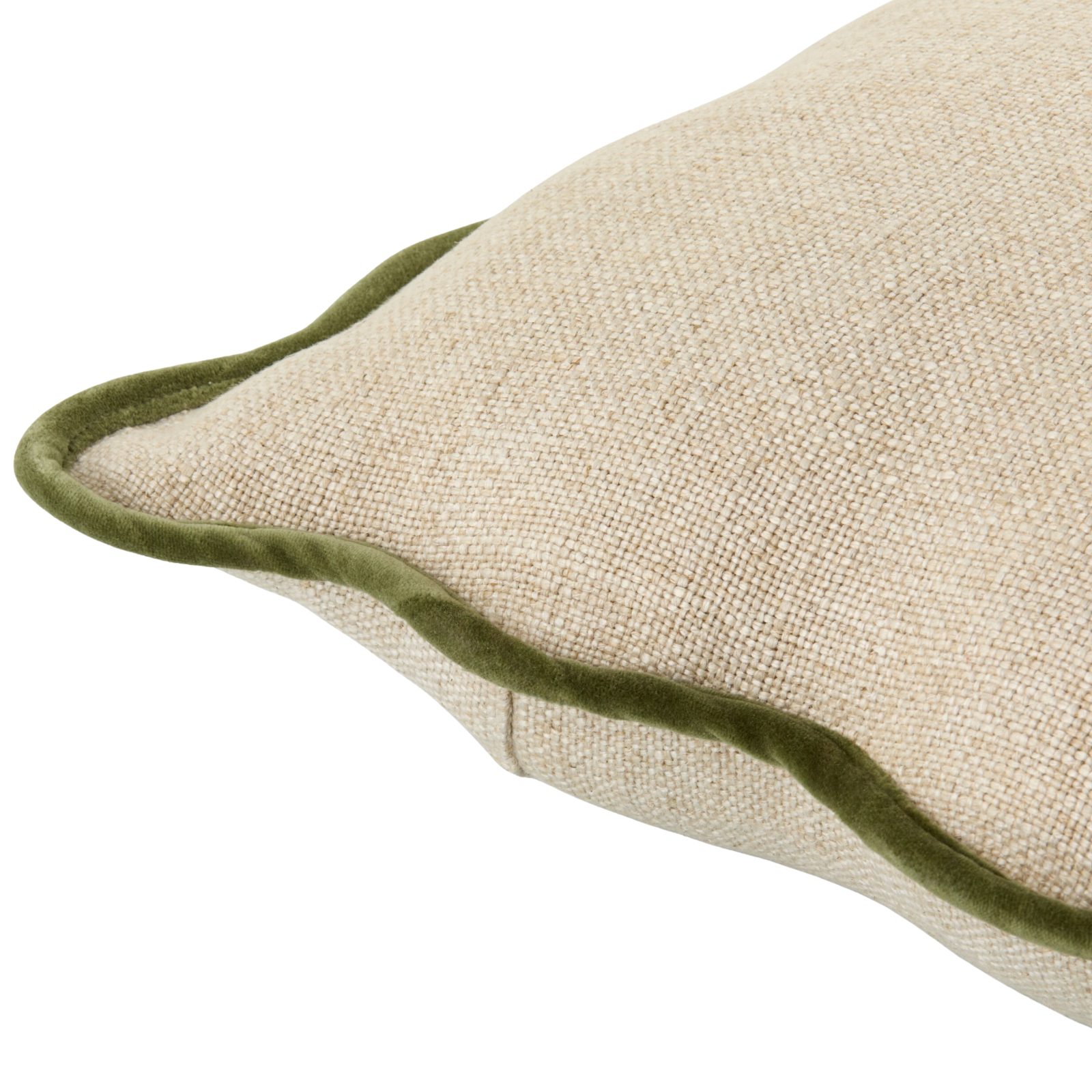 Keiichi Caliza Woven Cushion – Moss