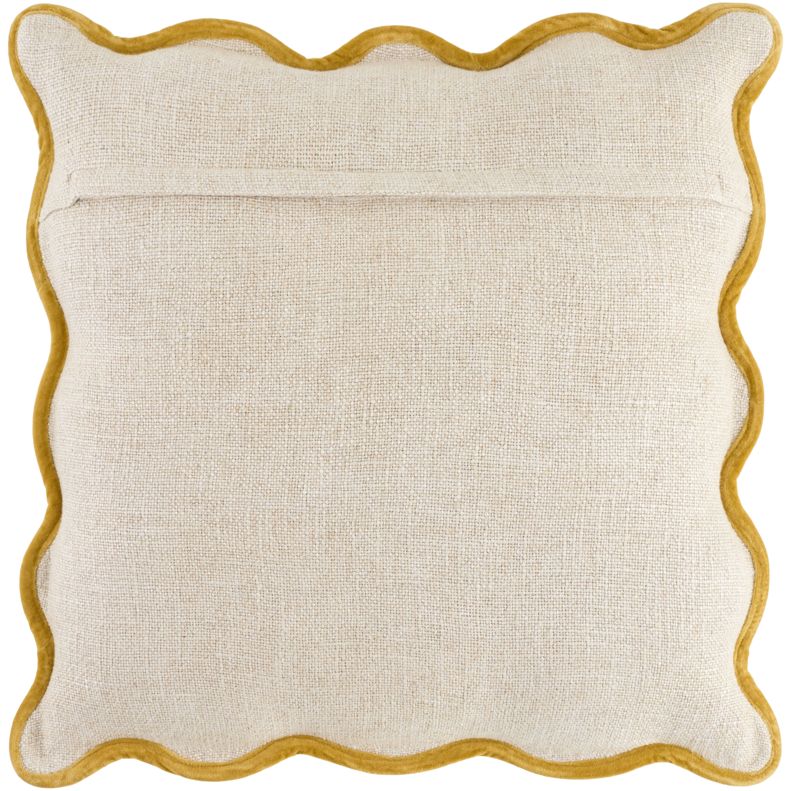 Keiichi Caliza Woven Cushion – Mustard
