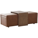 Keiichi Campden Ottoman – Leather