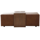 Keiichi Campden Ottoman – Leather