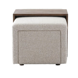 Keiichi Campden Ottoman – Natural
