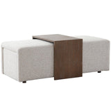 Keiichi Campden Ottoman – Natural