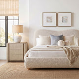 Keiichi Chadlington Curved Upholstered Bed - Super King