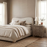 Keiichi Chadlington Curved Upholstered Bed - Super King